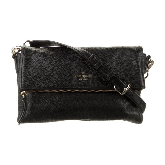 kate spade Handbags - KATE SPADE NEW YORK Leather Fold-Over Crossbody Bag